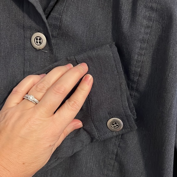 Maurice’s grey dress jacket light and stylish great for work - Picture 3 of 5